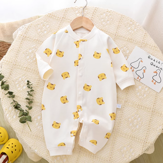 Baby cotton jumpsuit-Lion