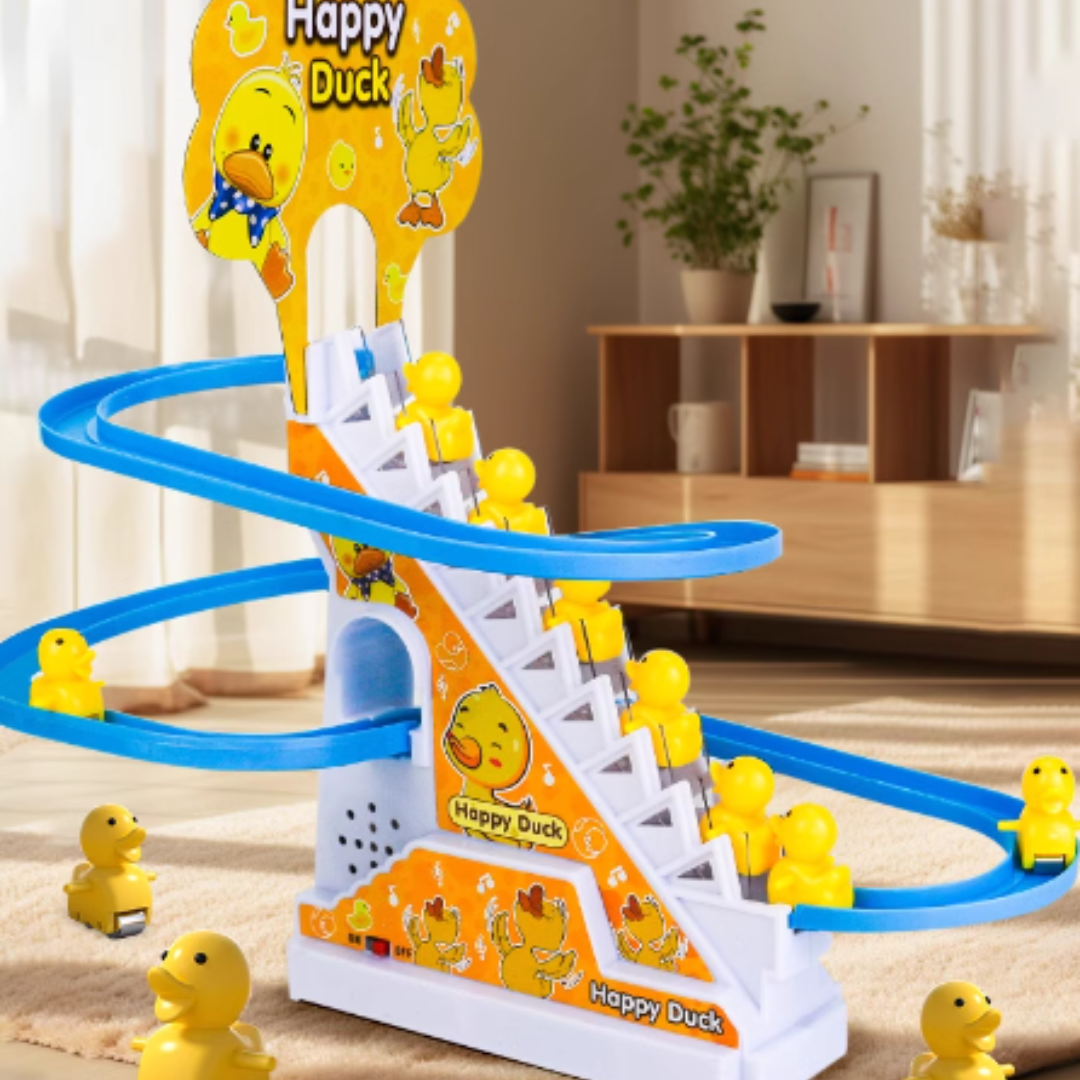 Cute Duck Climbing Stairs - Rechargeable Model